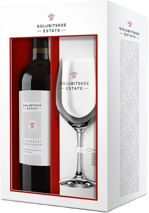 Вино Golubitskoe Estate, Cabernet Sauvignon with Riedel glass