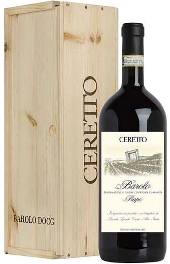 Вино Ceretto, Barolo "Prapo" DOCG, woodem box