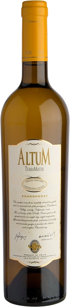 Вино TerraMater, "Altum" Chardonnay