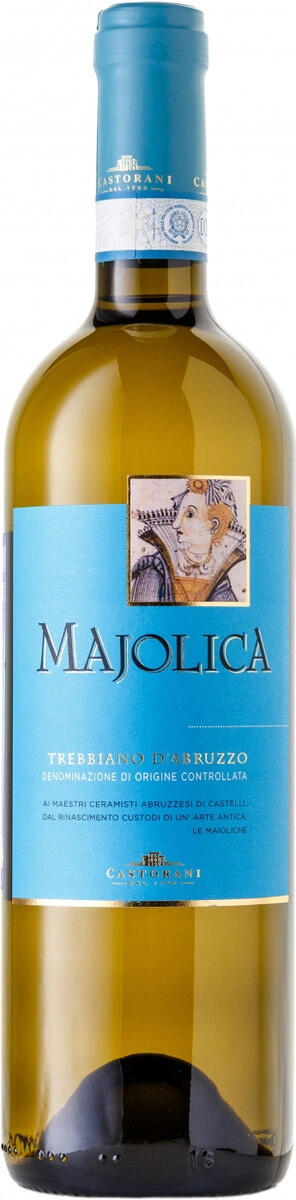 Вино Podere Castorani, "Majolica" Trebbiano d'Abruzzo DOC