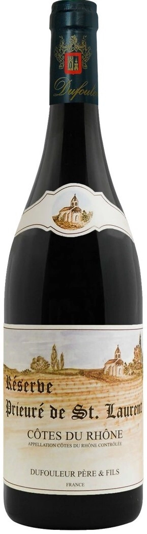 Вино Dufouleur Pere & Fils, "Prieure de St. Laurent" Reserve, Cotes du Rhone AOC
