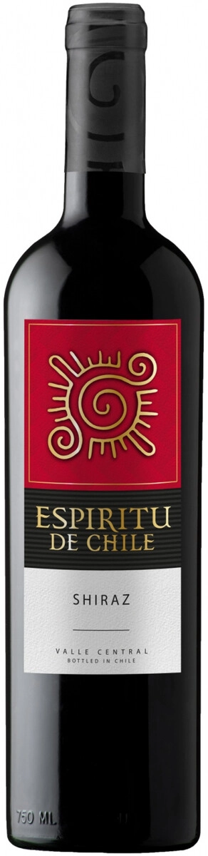 Вино "Espiritu de Chile" Shiraz, Valle Central DO