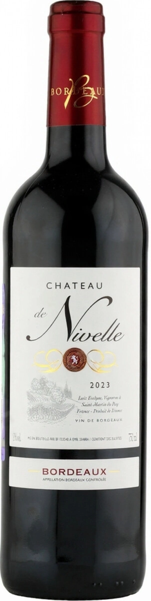 Вино Chateau de Nivelle, Bordeaux AOC