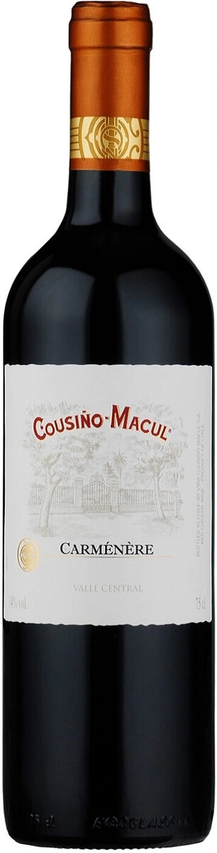 Вино Cousino-Macul, Carmenere, Central Valley