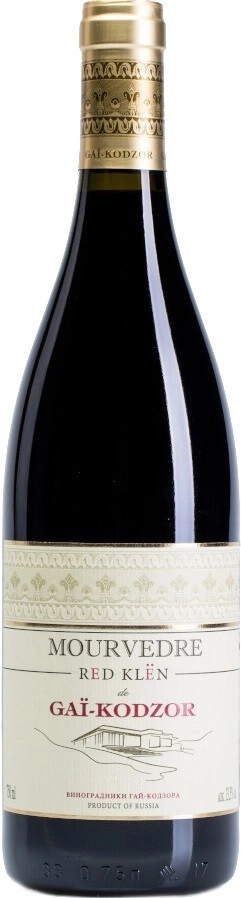 Вино Mourvedre "Red Klen" de Gai-Kodzor