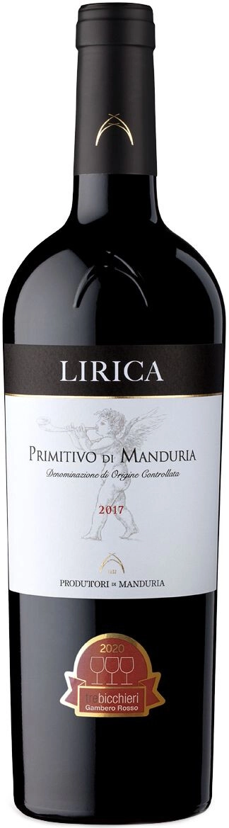 Вино Produttori di Manduria, "Lirica" Riserva, Primitivo di Manduria DOP