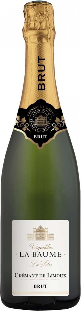 Игристое вино Domaine de la Baume, Cremant de Limoux AOP Brut