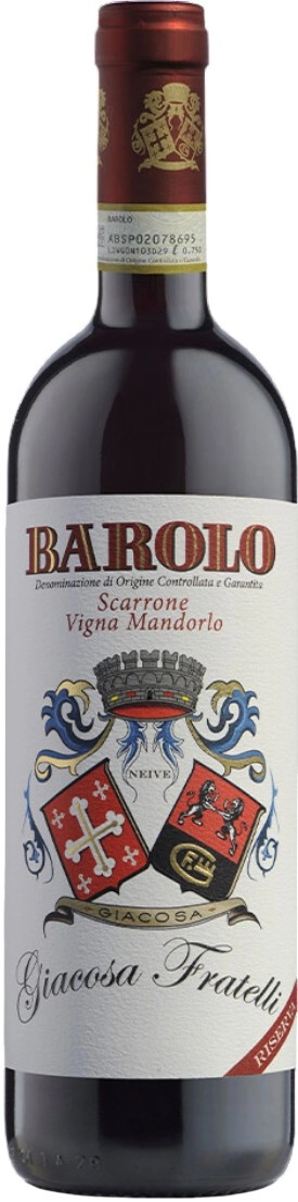 Вино Giacosa Fratelli, Barolo "Scarrone Vigna Mandorlo" Riserva DOCG