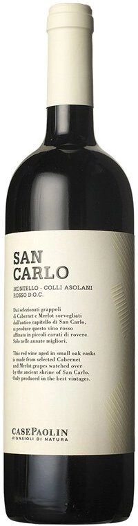 Вино Case Paolin, "San Carlo", Montello-Colli Asolari Rosso DOC