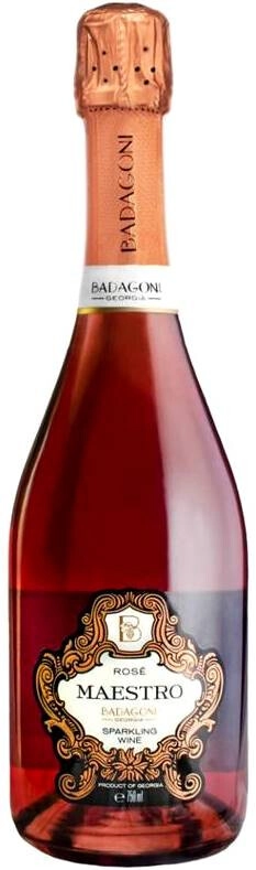 Игристое вино Badagoni, "Maestro" Rose Semi-sweet