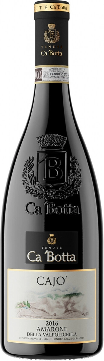 Вино Ca'Botta, "Cajo" Amarone della Valpolicella DOCG
