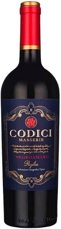 Вино "Codici" Negroamaro, Puglia IGT