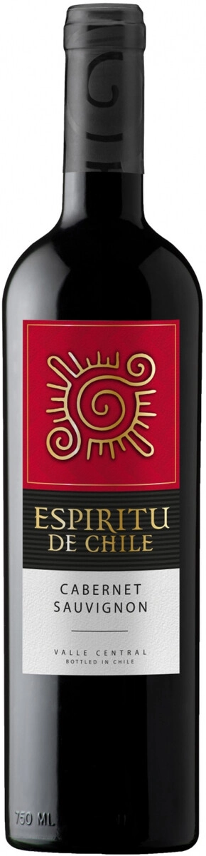 Вино "Espiritu de Chile" Cabernet Sauvignon Semi-Dry, Valle Central DO