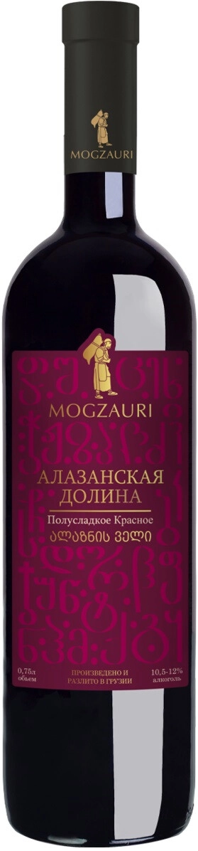 Вино Dugladze, "Mogzauri" Alazani Valley Red Semi-Sweet