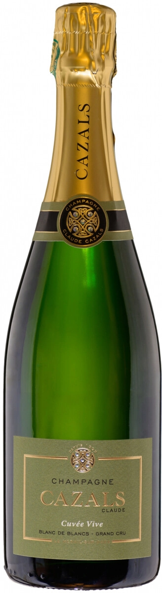 Шампанское Claude Cazals, "Cuvee Vive" Blanc de Blancs Grand Cru Extra Brut, Champagne AOC