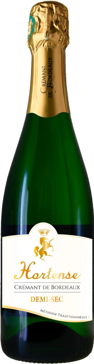 Игристое вино Cheval Quancard, "Hortense" Cremant de Bordeaux AOC Demi-Sec
