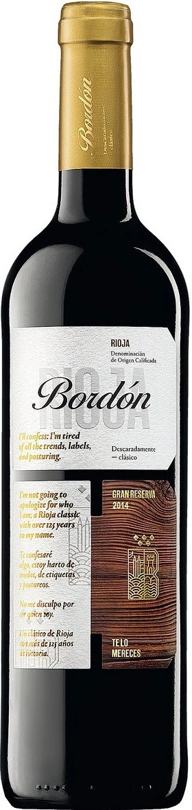 Вино Bodegas Franco-Espanolas, "Bordon" Gran Reserva, Rioja DOCa
