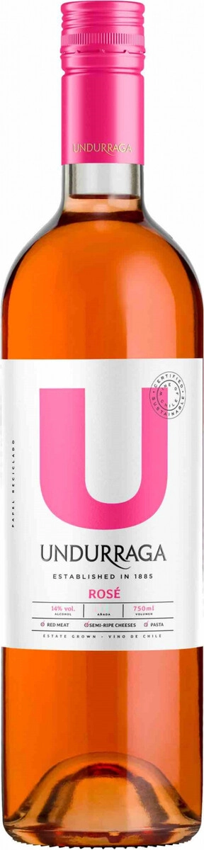 Вино Undurraga, Rose, Central Valley DO