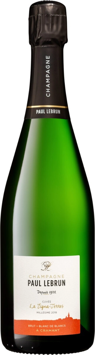 Шампанское Champagne Paul Lebrun, "La Signa-Terres" Brut Blanc de Blancs, Champagne AOC