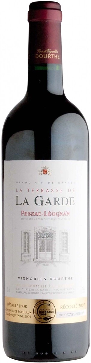 Вино La Terrasse de La Garde, Pessac-Leognan AOC