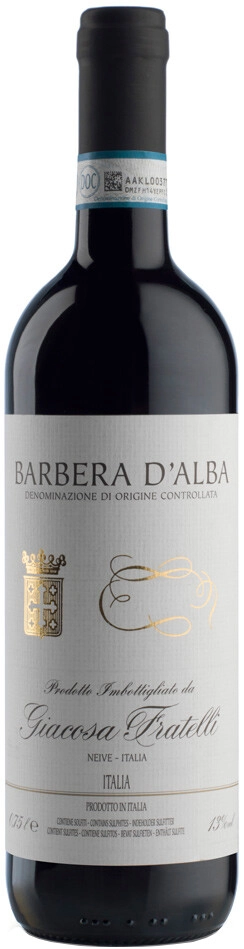 Вино Giacosa Fratelli, Barbera d'Alba DOC