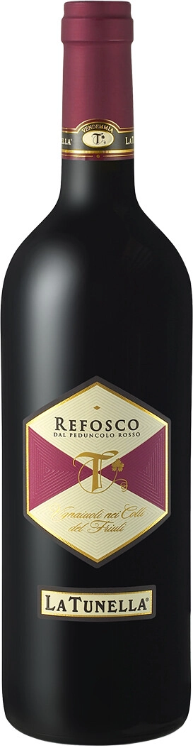 Вино La Tunella, Refosco dal Peduncolo Rosso, Colli Orientali Friuli DOC