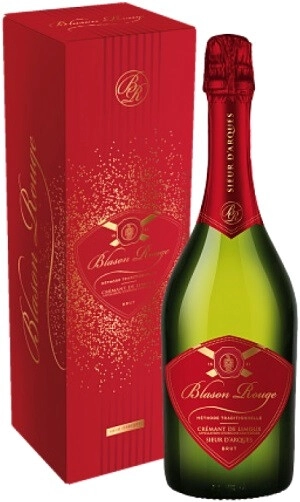Игристое вино Sieur d'Arques, "Blason Rouge" Cremant Brut, Limoux AOC