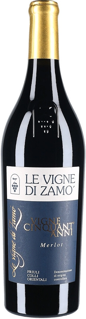 Вино "Vigne Cinquant'anni" Merlot, Colli Orientali del Friuli DOC