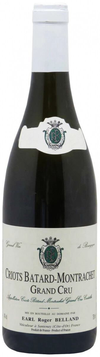 Вино Roger Belland, Criots Batard-Montrachet Grand Cru AOC