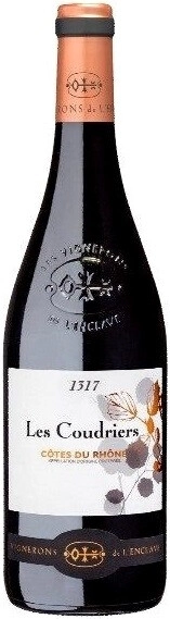 Вино Vignerons de l'Enclave, "Les Coudriers", Cotes du Rhone AOC