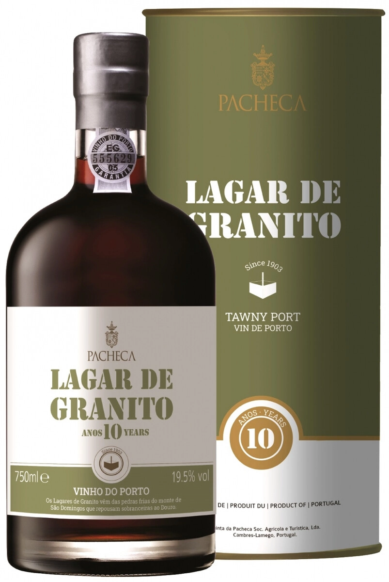 Портвейн Quinta da Pacheca, "Lagar de Granito" Porto 10 Anos, gift tube