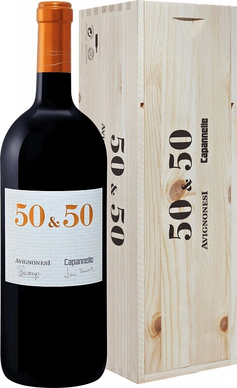 Вино Avignonesi-Capannelle, "50 & 50", Toscana IGT