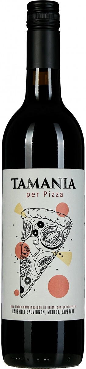 Вино "Tamania" per Pizza