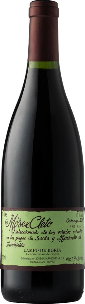 Вино Bodegas Aragonesas, "Mosen Cleto" Crianza, Campo de Borja DO