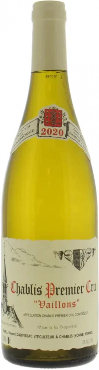 Вино Vincent Dauvissat, Chablis Premier Cru "Vaillons" AOC