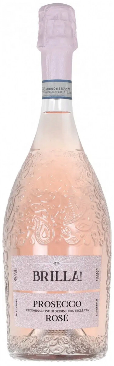 Игристое вино "Brilla!" Prosecco DOC Rose