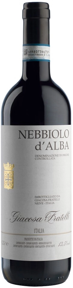 Вино Giacosa Fratelli, Nebbiolo D'Alba DOC