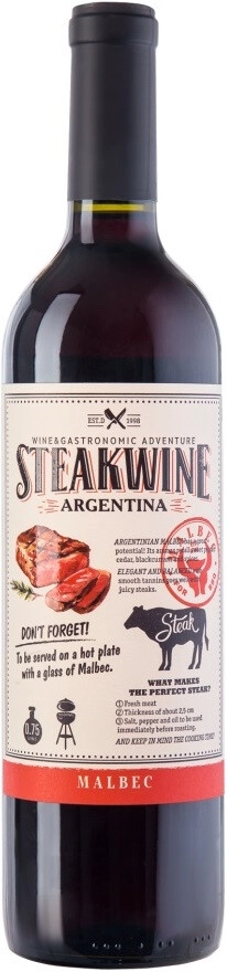 Вино "Steakwine" Malbec