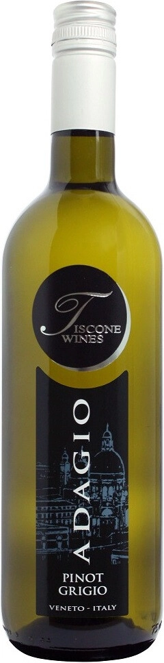 Вино "Tiscone Wines" Adagio Pinot Grigio, Veneto IGT
