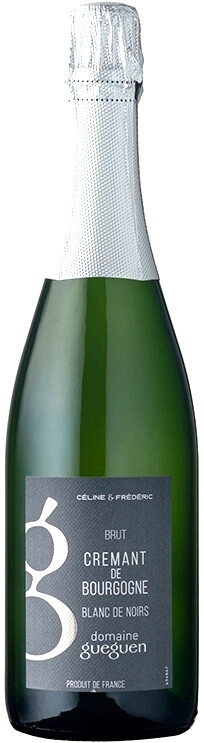 Игристое вино Celine & Frederic Gueguen, Cremant de Bourgogne Blancs de Noirs Brut AOC