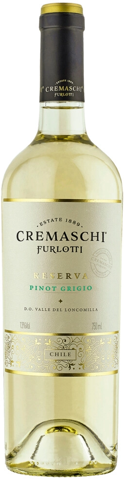 Вино Cremaschi Furlotti, Pinot Grigio Reserva, Valley del Loncomilla DO