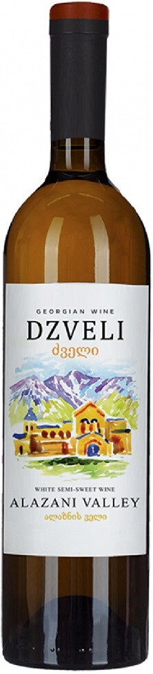 Вино "Dzveli" Alazani Valley White