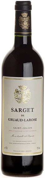 Вино "Sarget du Gruaud-Larose", AOC Saint-Julien