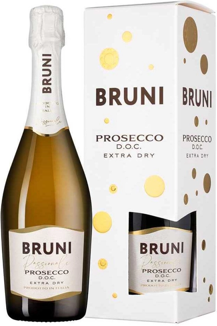 Игристое вино "Bruni" Prosecco DOC Extra Dry