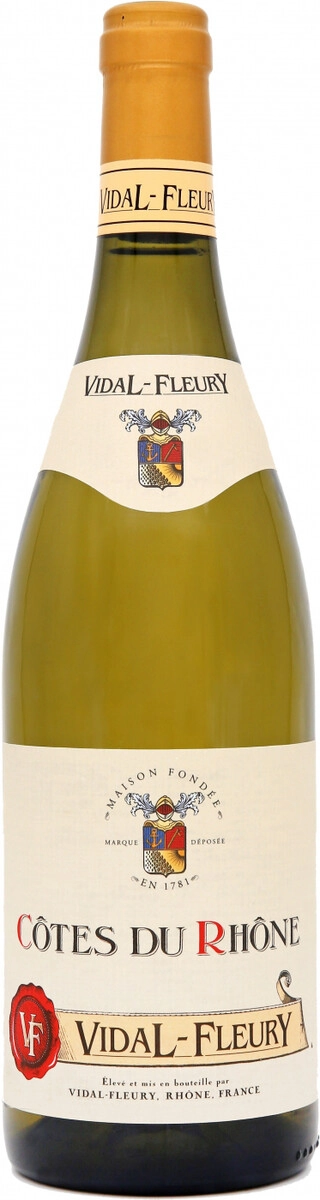 Вино Vidal-Fleury, Cotes du Rhone Blanc