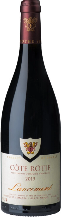 Вино Christophe Semaska, Cote Rotie "Lancement" AOC