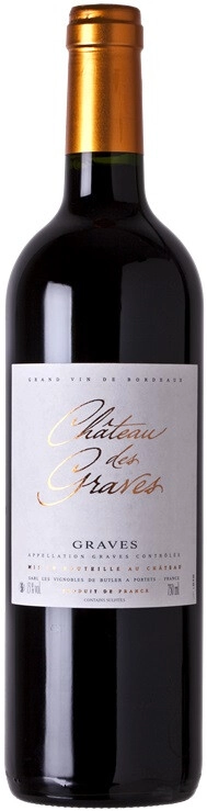Вино "Chateau des Graves" Rouge, Graves AOC