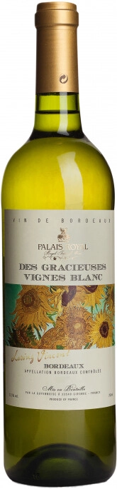 Вино La Guyennoise, "Des Gracieuses Vignes" Loving Vincent, White, Bordeaux AOC