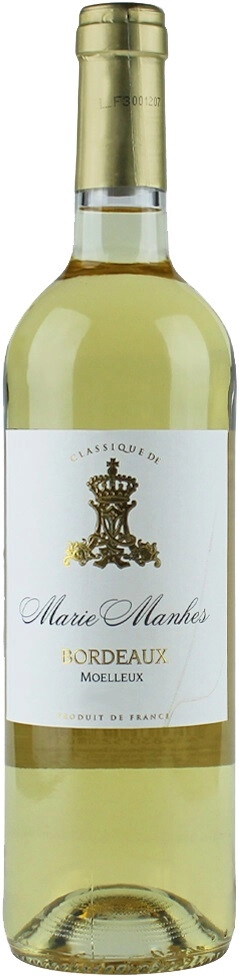 Вино "Classique de Marie Manhes" Bordeaux AOC Blanc Moelleux
