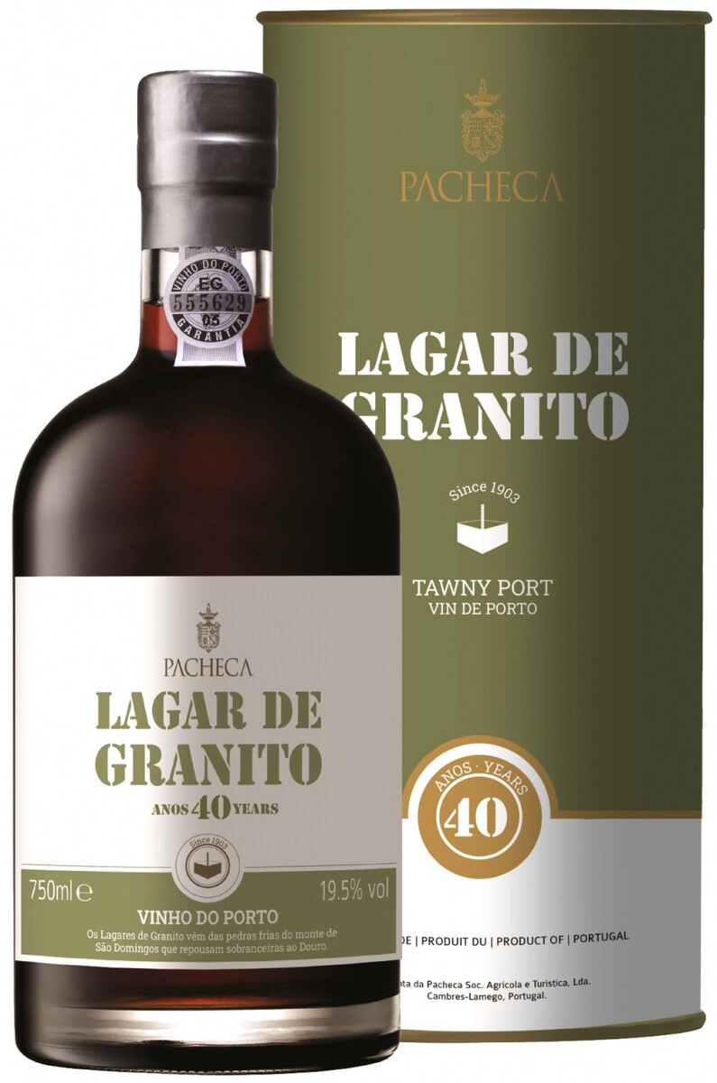 Портвейн Quinta da Pacheca, "Lagar de Granito" Porto 40 Anos, gift tube